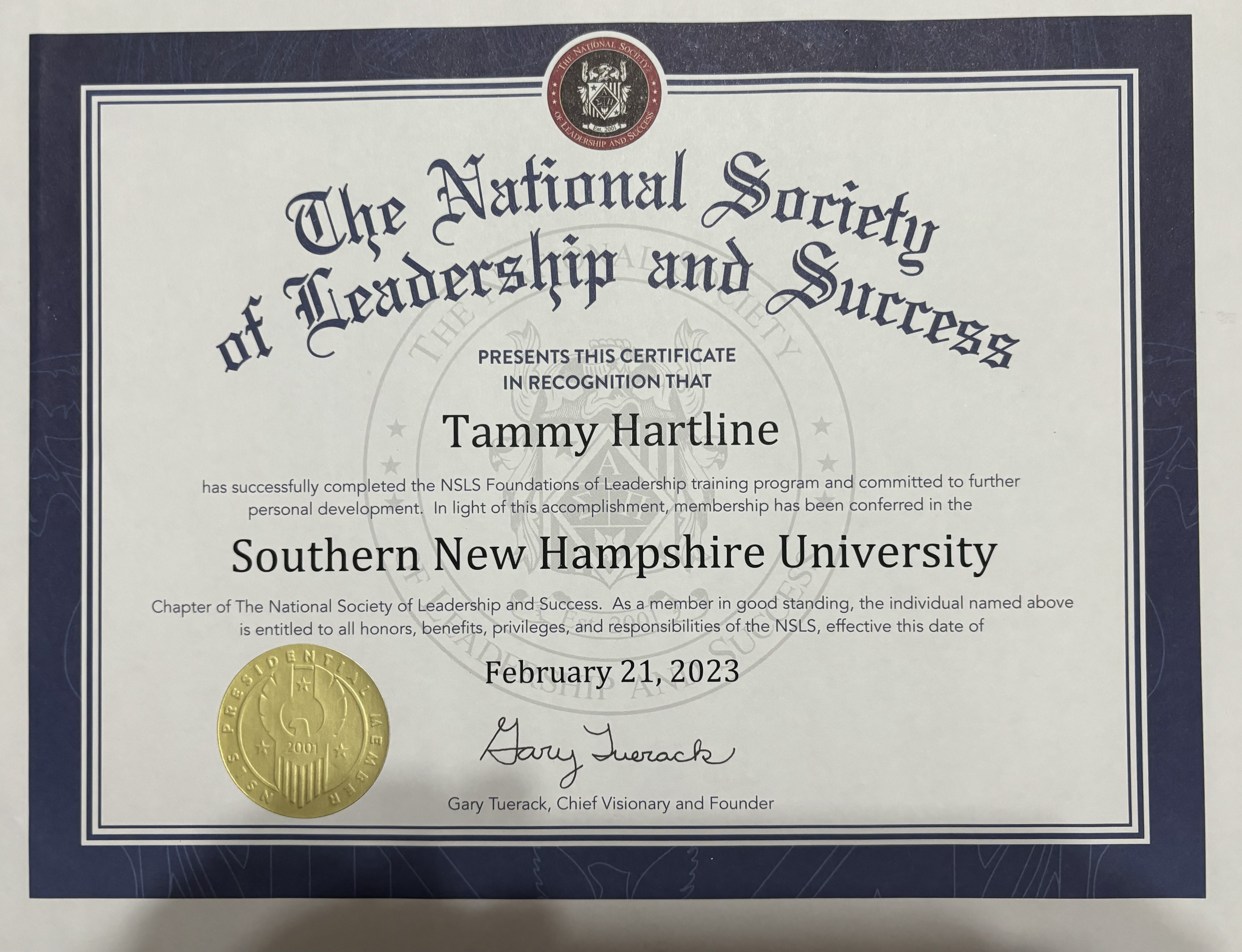 National Society of Leadership and Success